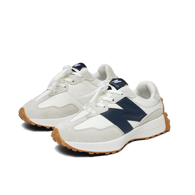 Children's Trendy Cushioned Sports Shoes - Soft Sole Lace-Up Running & Basketball Shoe