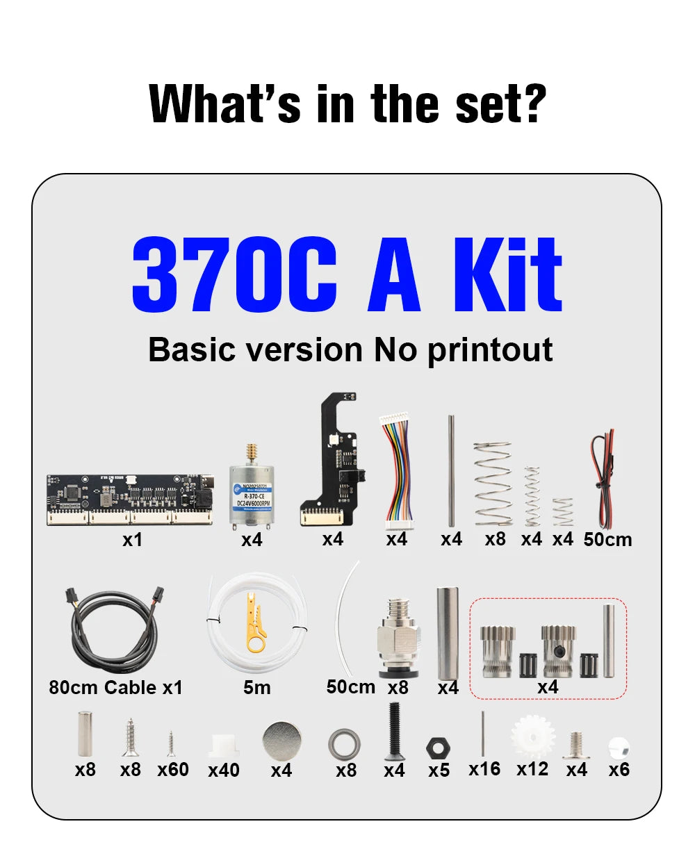 BLV AMS Lite BMCU370C Auto Refill Farm — Durable 3D Printer Accessory for A1 & A1 MINI, Strictly Tested, Type-C Support