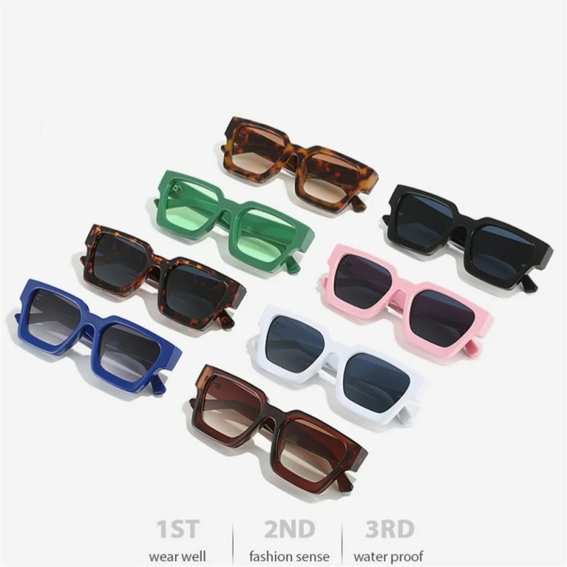 KLASSNUM 2024 Luxury Square Sunglasses – Retro UV400 Designer Shades for Men & Women