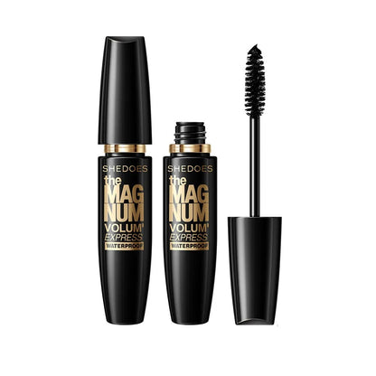 5D Black Waterproof Mascara - Lengthening Silk Fiber Eyelash Extension Makeup Tool for Women & Gifts