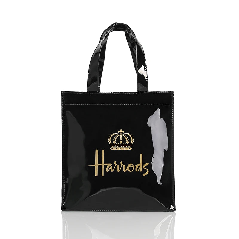 Simple Stylish PVC Reusable Shopping Bag – Luxury Eco-Friendly Waterproof Tote for Summer Beach