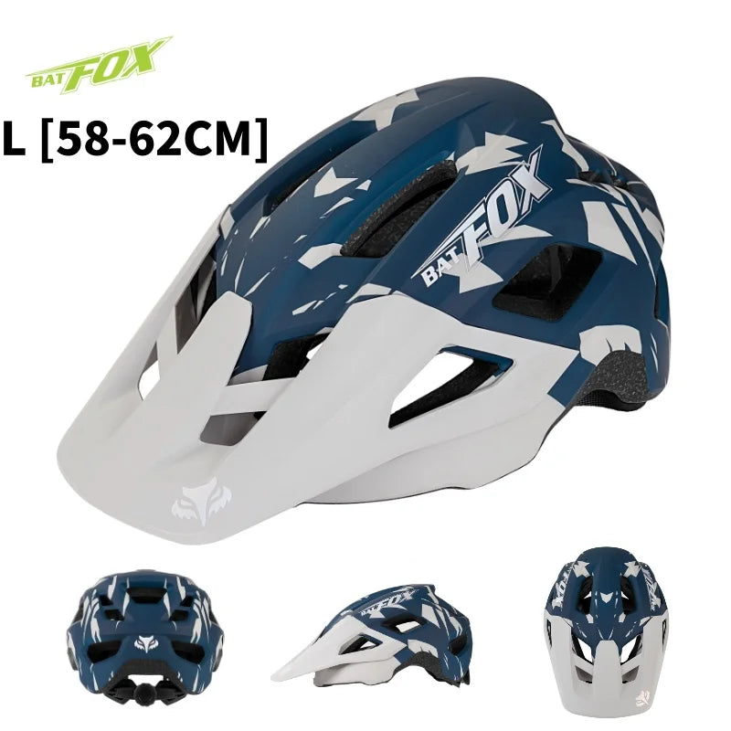 BATFOX MTB Cycling Helmet — Integrally-Molded Mountain Bike Helmet for Speed & Safety