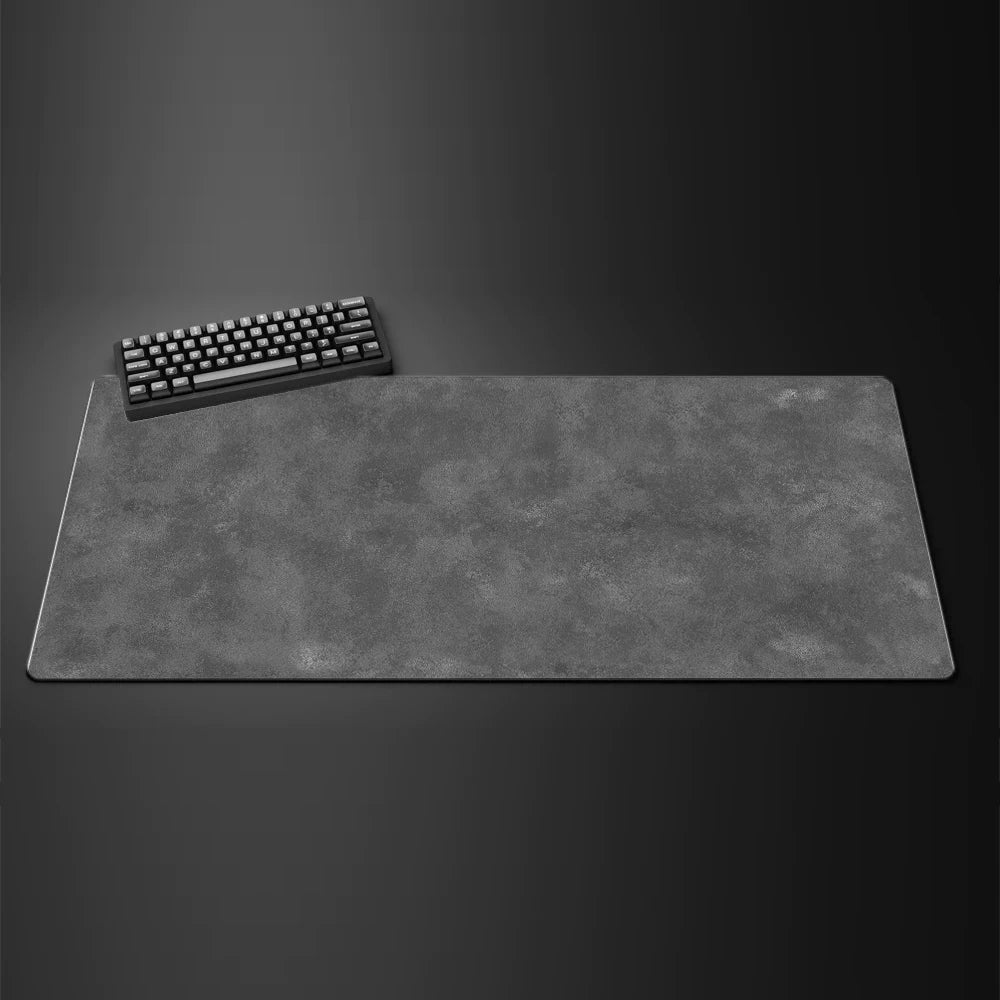 Gray Texture XXL Gaming Mouse Pad – Large 90x40cm Rubber Anti-Slip Desk Mat for Computer Office and Gaming