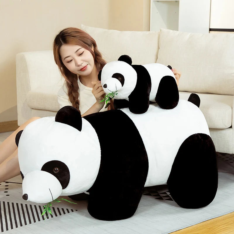 20cm Bamboo Panda Plush Toy - Cute Kawaii Stuffed Animal Doll for Kids & Christmas Gifts
