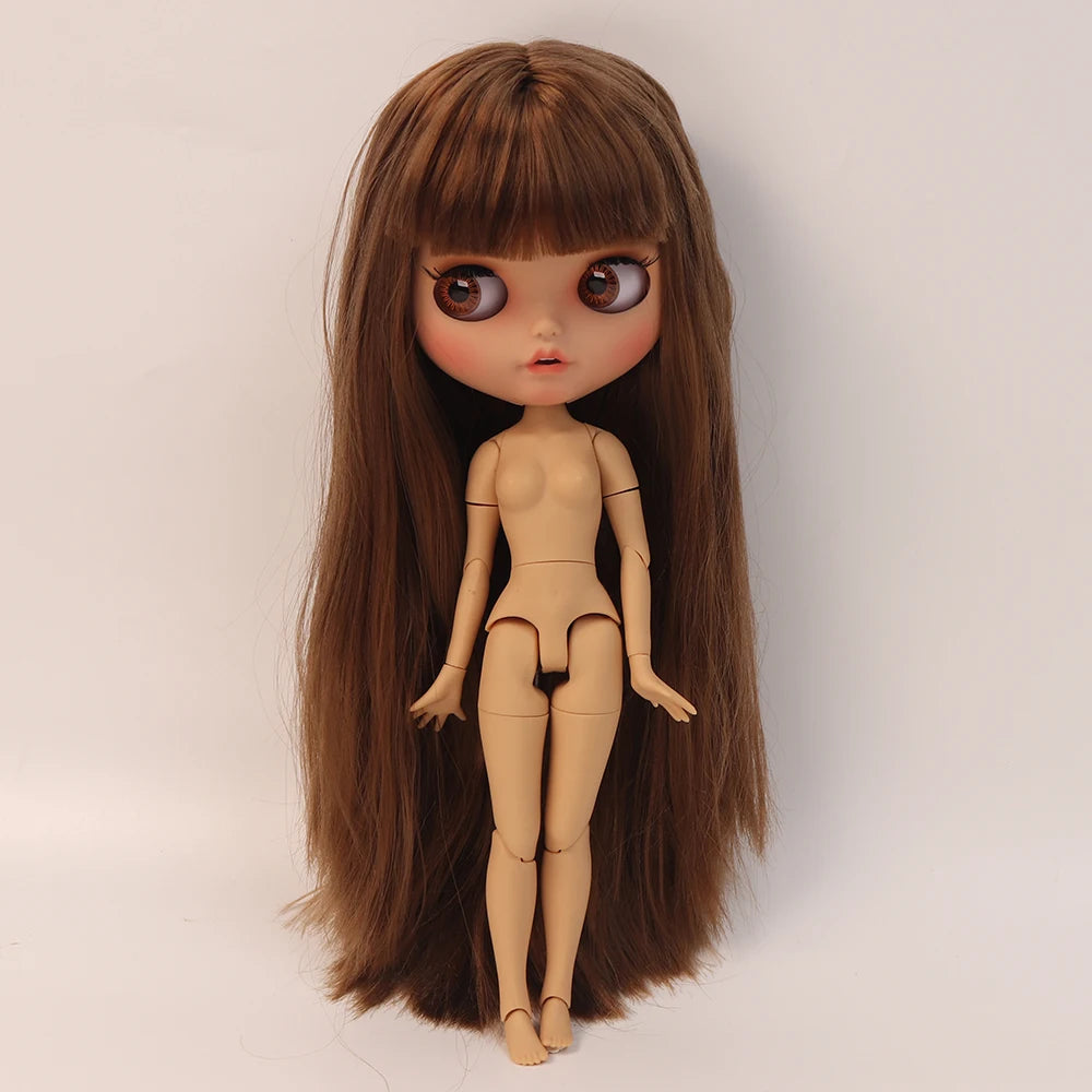 ICY DBS Blythe 1/6 BJD Doll – 30cm Tan Skin Matte Face Jointed Body, Anime Girl Toy Gift