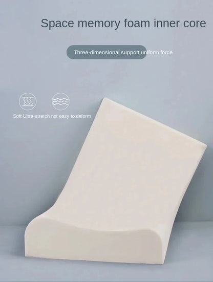50x30cm Bamboo Fiber Memory Foam Pillow – Slow Rebound Orthopedic Neck Support Pillow for Health Care & Relief