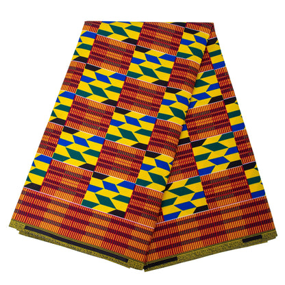Bintarealwax Ankara Fabric - Wholesale Polyester Sewing Material for Women's Party Dresses FP6390