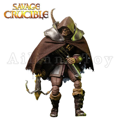 Harbinger Studios 1/12 7-Inch Action Figure – Savage Crucible Wave 2 Jaeger Nashom Krieger Whoman Barbarian Anime Model Gift