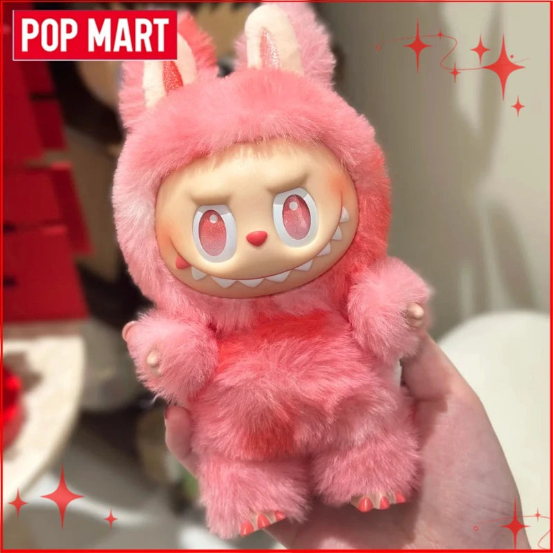Genuine POP MART Labubu Vinyl Plush Pendant — Macarons “Have A Seat” & Coca Cola Series Blind Box Toys V1-V3