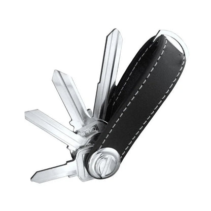 Leather Car Key Pouch – Wallet Case & Key Organizer with Chain for Smart Keys