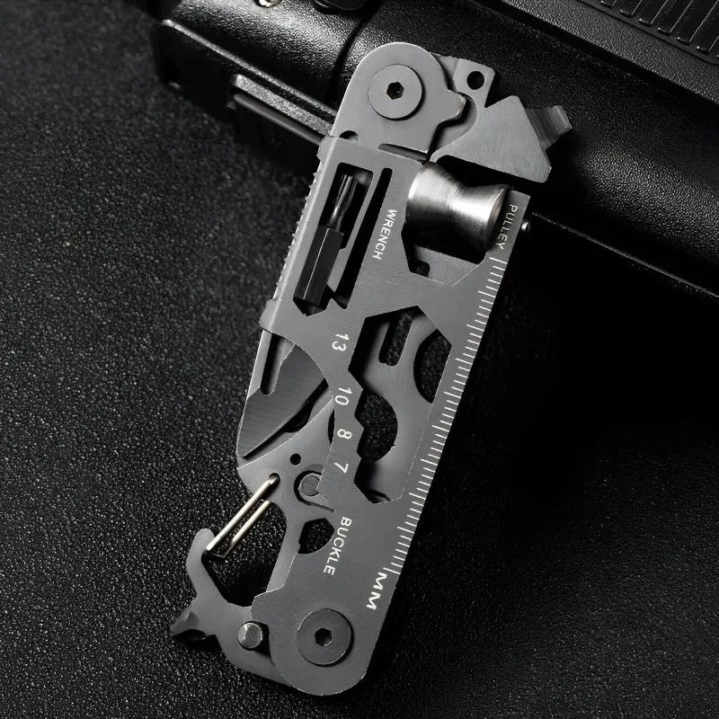 Multifunctional Outdoor Tool - Folding Molle Scissor Army Knife, Mini Bicycle Repair & EDC Camping Gear Equipment