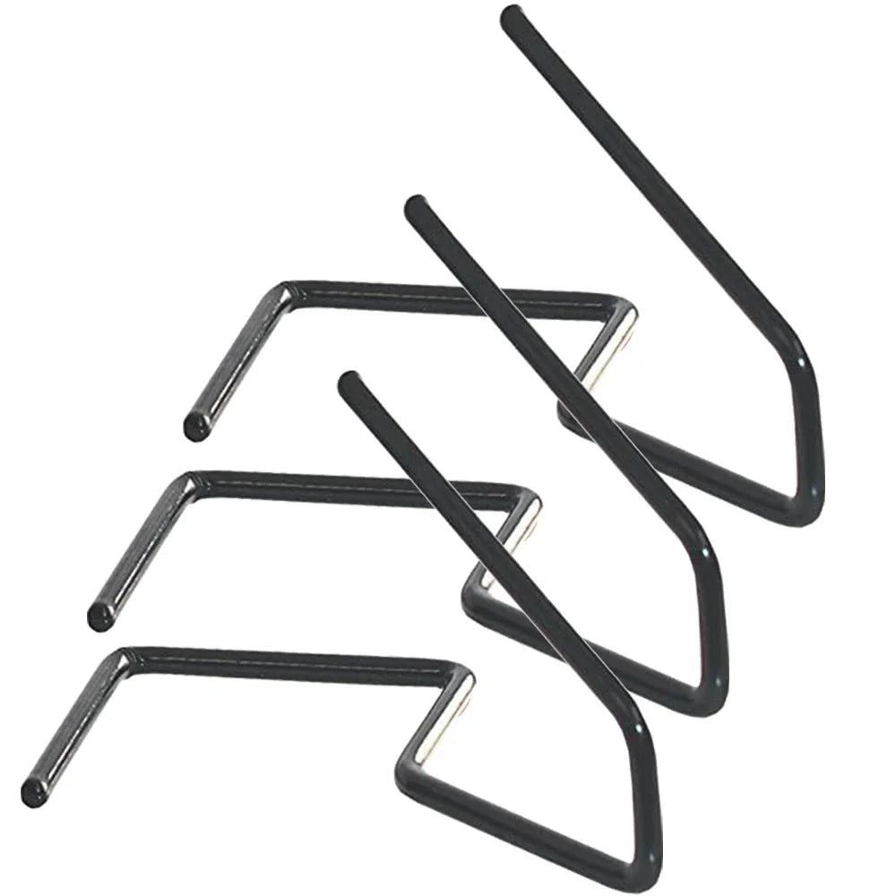 3 Pack Pistol Gun Rack - Space Saving Handgun Display Stand Holder for .22 Caliber and Larger Pistols