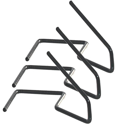 3 Pack Pistol Gun Rack - Space Saving Handgun Display Stand Holder for .22 Caliber and Larger Pistols