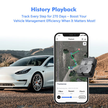 Hidden 4G GPS Tracker for Car, Truck & Motorcycle – 5M Accuracy Real-Time Tracking Device with Geo-Fencing & App Alerts