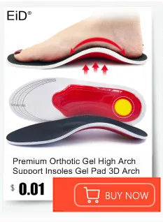 EiD Magnetic Therapy Foot Insoles – Soft Acupressure Sports Cushion for Men & Women