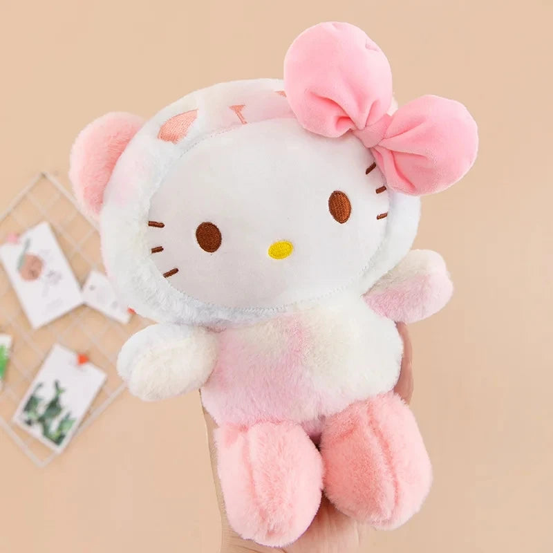 25cm Kawaii Sanrio Plush Toy – Kuromi & Jade Dog Stuffed Doll Gift for Kids