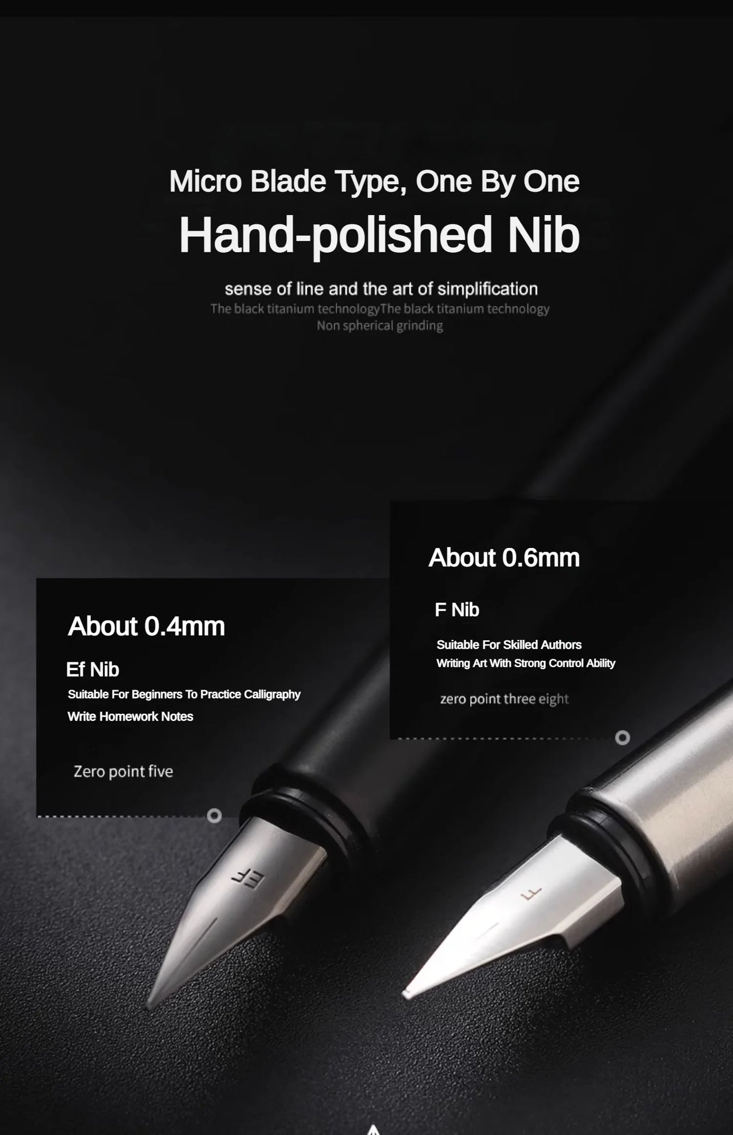 Jinhao 35 Fountain Pen — All-Steel Luxury EF/F Nib for Calligraphy, Writing, Office & School Supplies