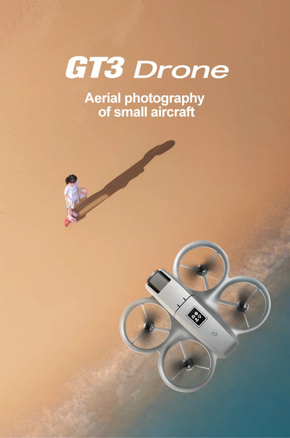 GT3 8K GPS Drone – Professional Foldable Quadcopter with 180° Dual HD Cameras, 5G WiFi, Obstacle Avoidance & Brushless Motors