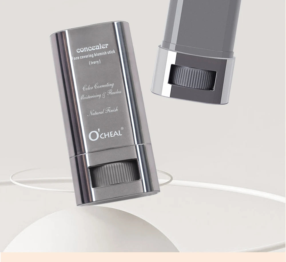 Ocheal Face Foundation Contour Stick – Long-Wear Lightweight Concealer & Blemish Brightening Makeup