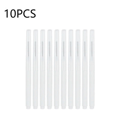 10/20/50PCS Mini Eyebrow & Lash Brushes – Disposable Bendable Brow Perm & Micro Eyelash Applicator Tools