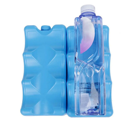New 650ml Gel Freezer Ice Blocks Reusable Cool Cooler Pack Bag Water injection Picnic Travel Lunch Box Fresh Food Storage