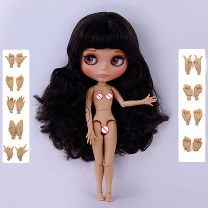 ICY DBS Blyth 1/6 Joint Doll – 30cm Tan Skin Matte Face BJD Girl Doll Toy Gift