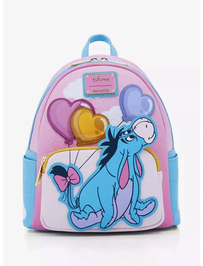 Disney Inside Out Sadness Mini Backpack – PU Leather Cartoon Rucksack for Girls, Cute Cosplay Storage Bag