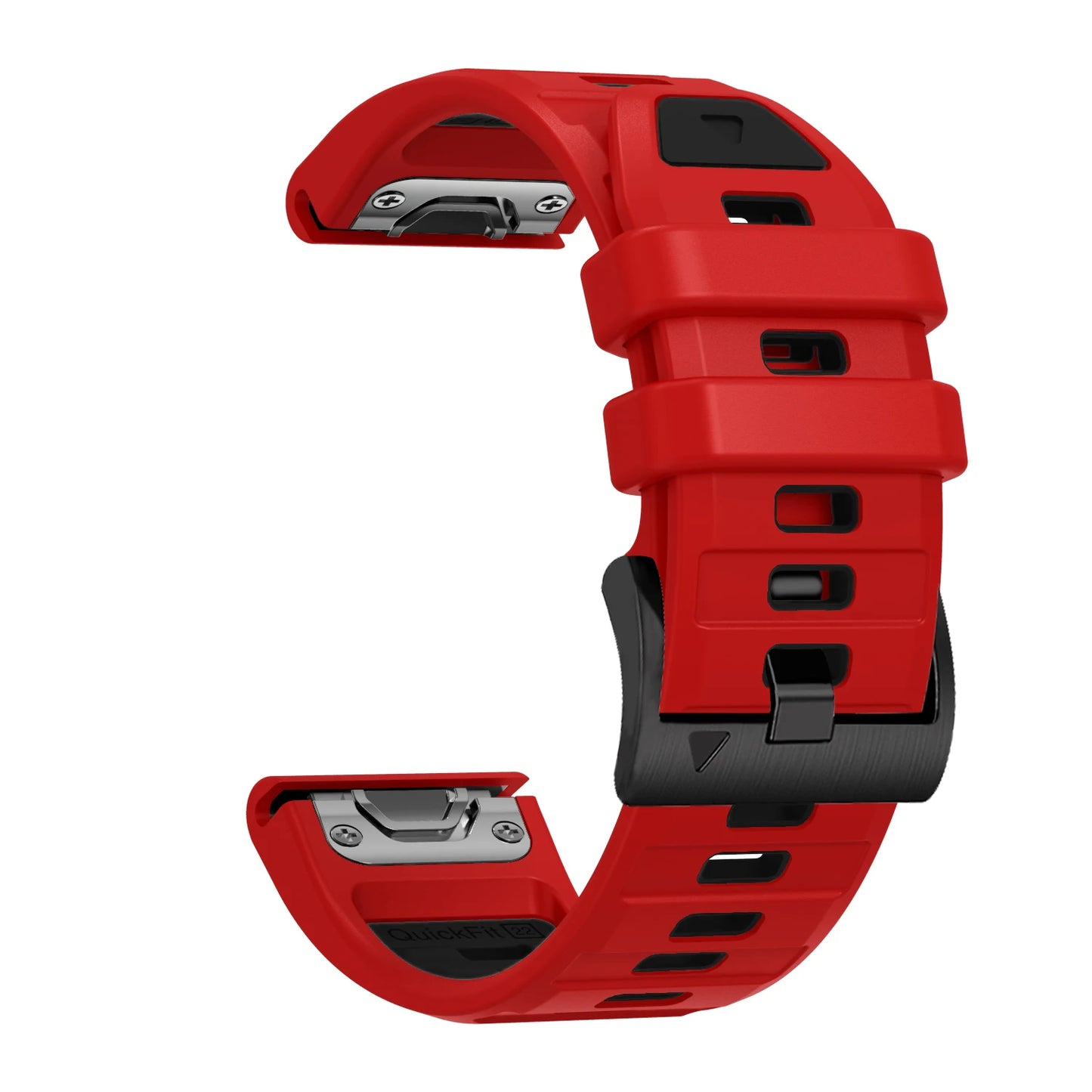 Fenix7 QuickFit Silicone Watch Strap 22mm–26mm – Replacement Band for Garmin Fenix 5/5X/6/6X/7/7X/8, Epix Pro, Enduro 2/3