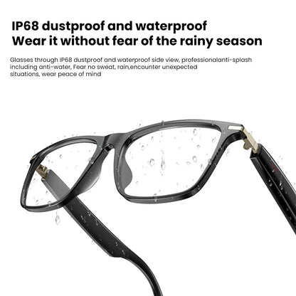 2025 Smart Glasses M01 – Bluetooth Sunglasses with Polarized, Blue Light Filtering Lenses, Waterproof for Men