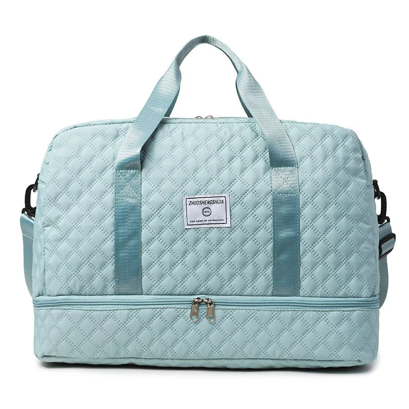 Short Trip Travel Bag – Large Capacity Waterproof Handbag with Dry & Wet Separation for Men & Women