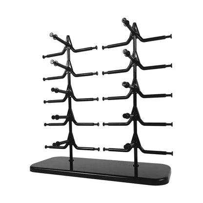 5/10 Pairs Glasses Display Stand – 5-Layer Sunglasses & Eyewear Organizer Rack, Space-Saving Frame Holder Tray