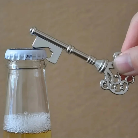 Vintage Crown Key Bottle Opener - Classic Barware Tool for Home, Kitchen, Weddings and Gifts