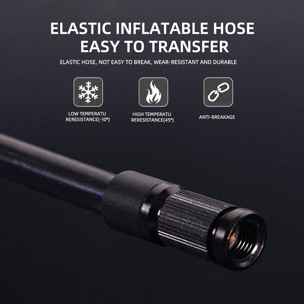 ThinkRider 120 PSI Mini Electric Bike Pump – Portable Tire Inflator with Digital Gauge Display