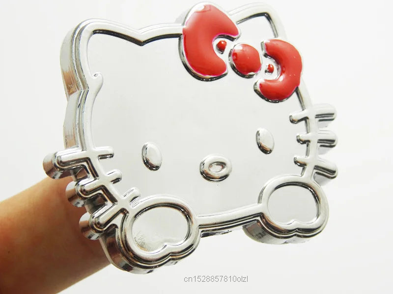 Sanrio 3D Hello Kitty Car Stickers – Kawaii Anime Auto & Motorcycle Scratch Cover Decor, Cute Gift Accessory