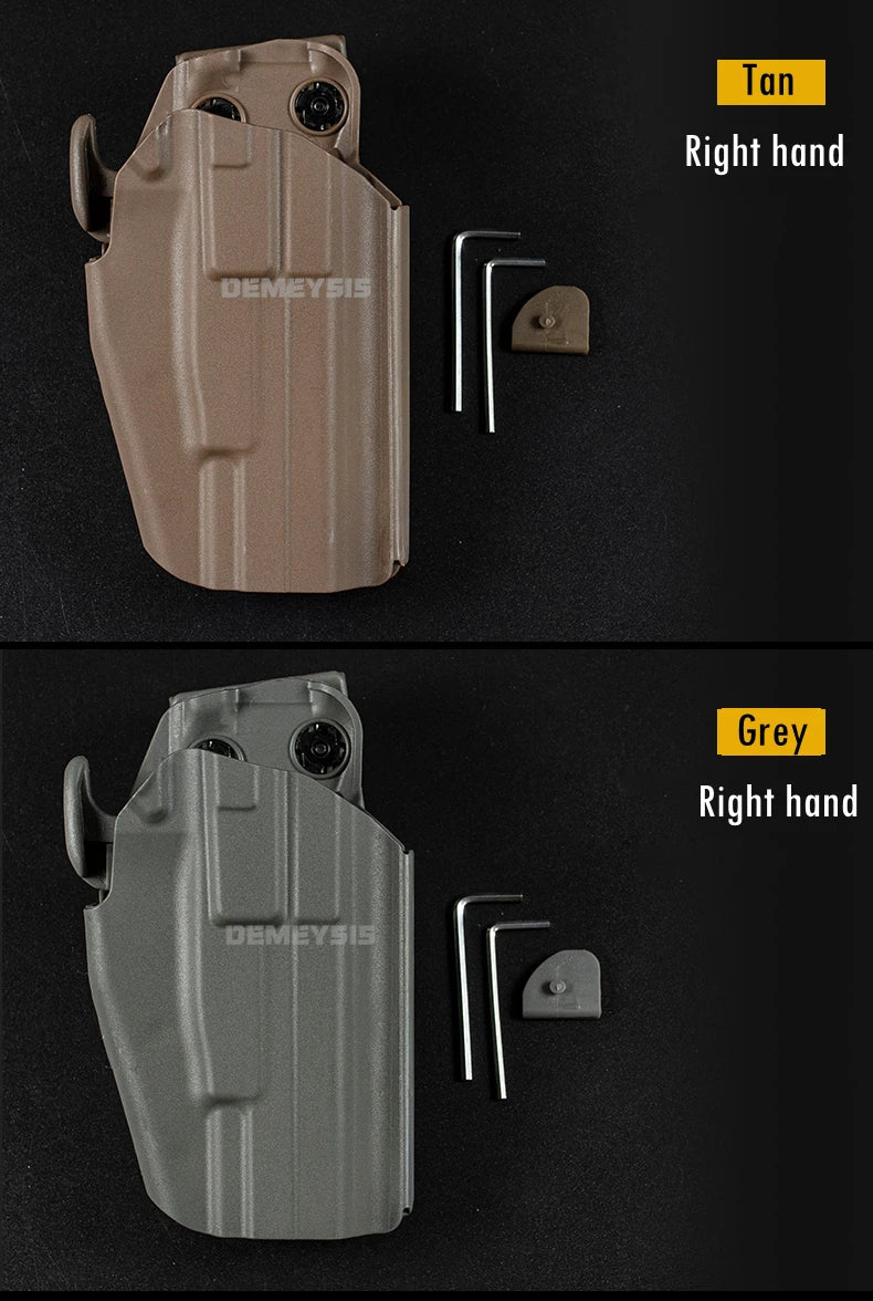 Adjustable Gun Holster — Right/Left Hand Waist Carry Case for Tactical Pistols