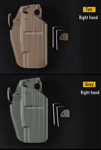 Adjustable Gun Holster — Right/Left Hand Waist Carry Case for Tactical Pistols