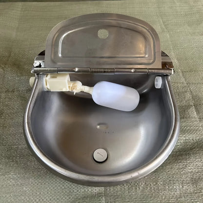 Damaly Automatic Pet Water Dispenser - Gravity-Fed Dog & Cat Drinking Bowl with Easy-Clean Reservoir