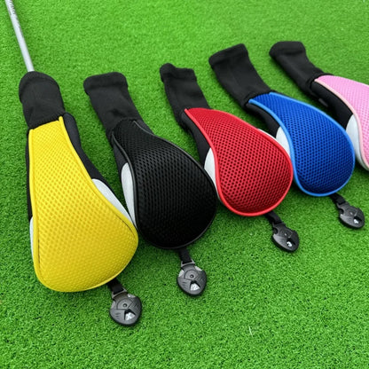 3PCS Red Golf Hybrid Headcovers – Long Neck UT Club Covers for Golf Clubs