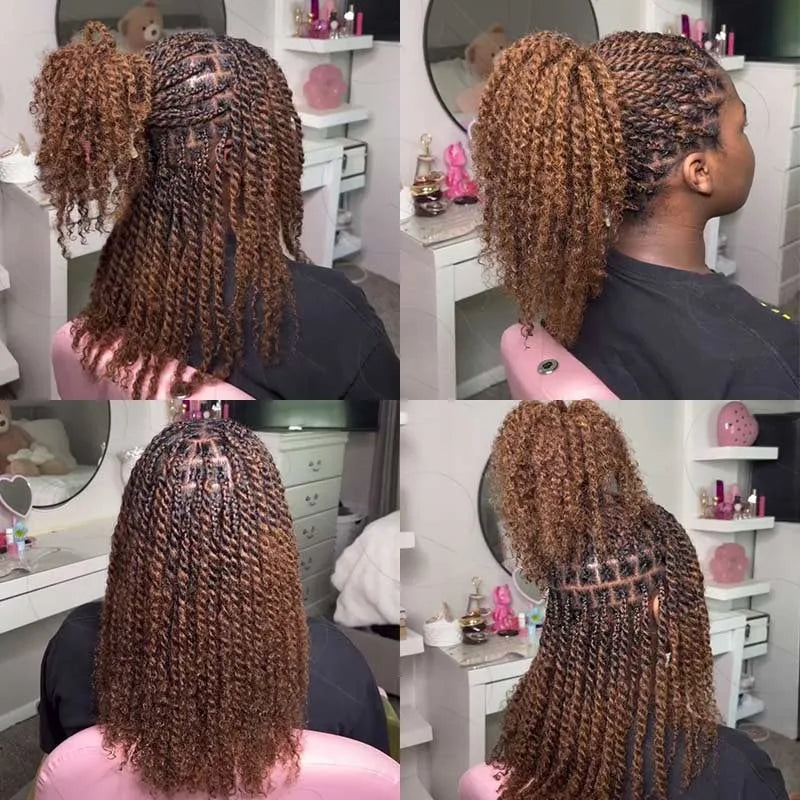 Black Pearl Peruvian Kinky Curly Hair - 100% Remy Human Hair Bulk Braiding Bundles