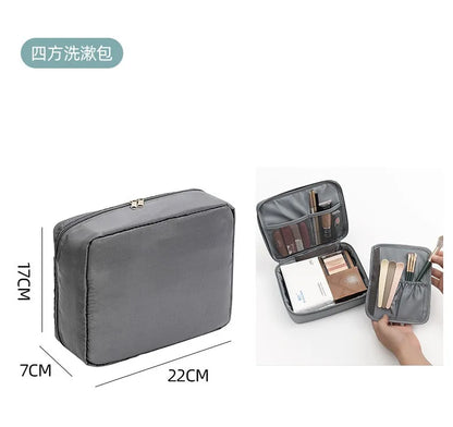 7/8/9/10-Pcs Travel Organizer Set — Portable Packing Cubes for Luggage, Clothes & Shoes, Foldable Storage Bags