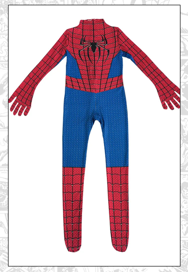 2025 Spiderman Cosplay Costume – Miles Morales Superhero Zentai Jumpsuit for Boys & Girls, Halloween & Carnival