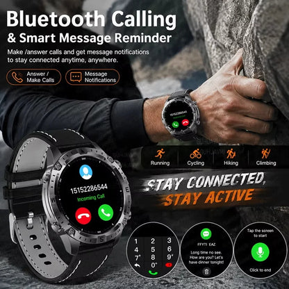 All-Terrain GPS Sports Smartwatch - Offline Maps, Altimeter, Barometer, Compass, 3ATM Waterproof & 730mAh Battery