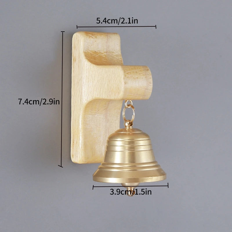 Wooden  Wind Chime Door Bell – Home & Room Decor, Front Door Reminder Bell