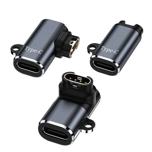 USB Type-C Charger Adapter for Garmin Fenix 7/7X/5S/6/6X/6S Pro – Smartwatch Charging Converter Accessory
