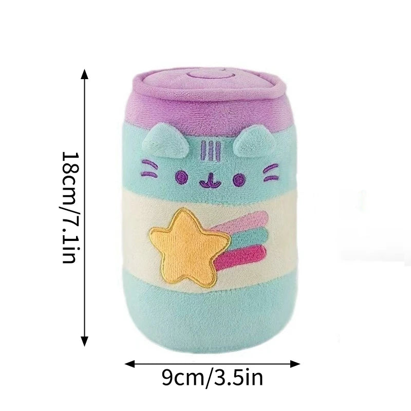 Pusheen Cat Figure and Charm - Cute Desk Accessories, Fluffy Cushion Decor, and Birthday Gifts for Pusheen Fans