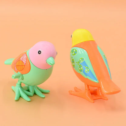 Clockwork Jumping Magpie Toy – Cartoon Winding Puzzle Animal, Creative Gift for Children & Babies