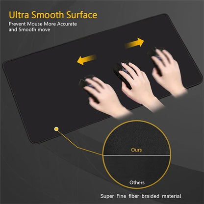 HEX Hexagon XXL Gaming Mouse Pad – Large Soft Desk Mat for Keyboard & Mouse, Office Computer Desktop Table Mouse Carpet Pad