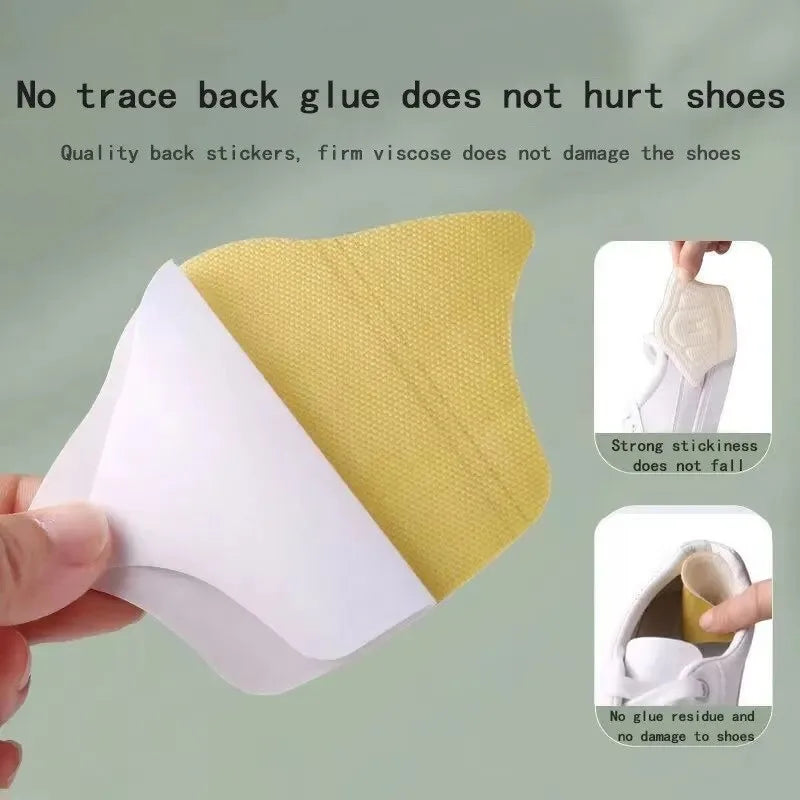 Shoe Pads Anti-Wear Heel Insoles – Cushion Foot Care Protector with Adhesive Back Sticker, Unisex Insert Insole