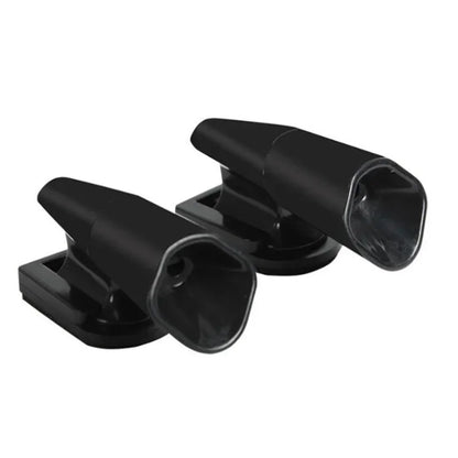 Ultrasonic Animal Repeller Whistle – Wind-Activated Car & Motorcycle Deer Warning, Black Safety Whistle