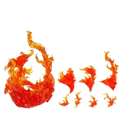 Whirlwind Flame & Ice Special Effects Model Stand — Luffy Figure DIY Accessories Movable Display Base
